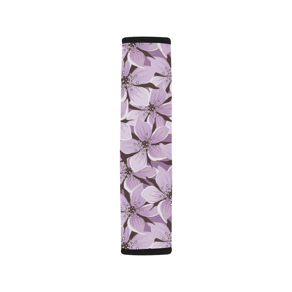 Lilac Pattern Print Design 01 Car Seat Belt Cover