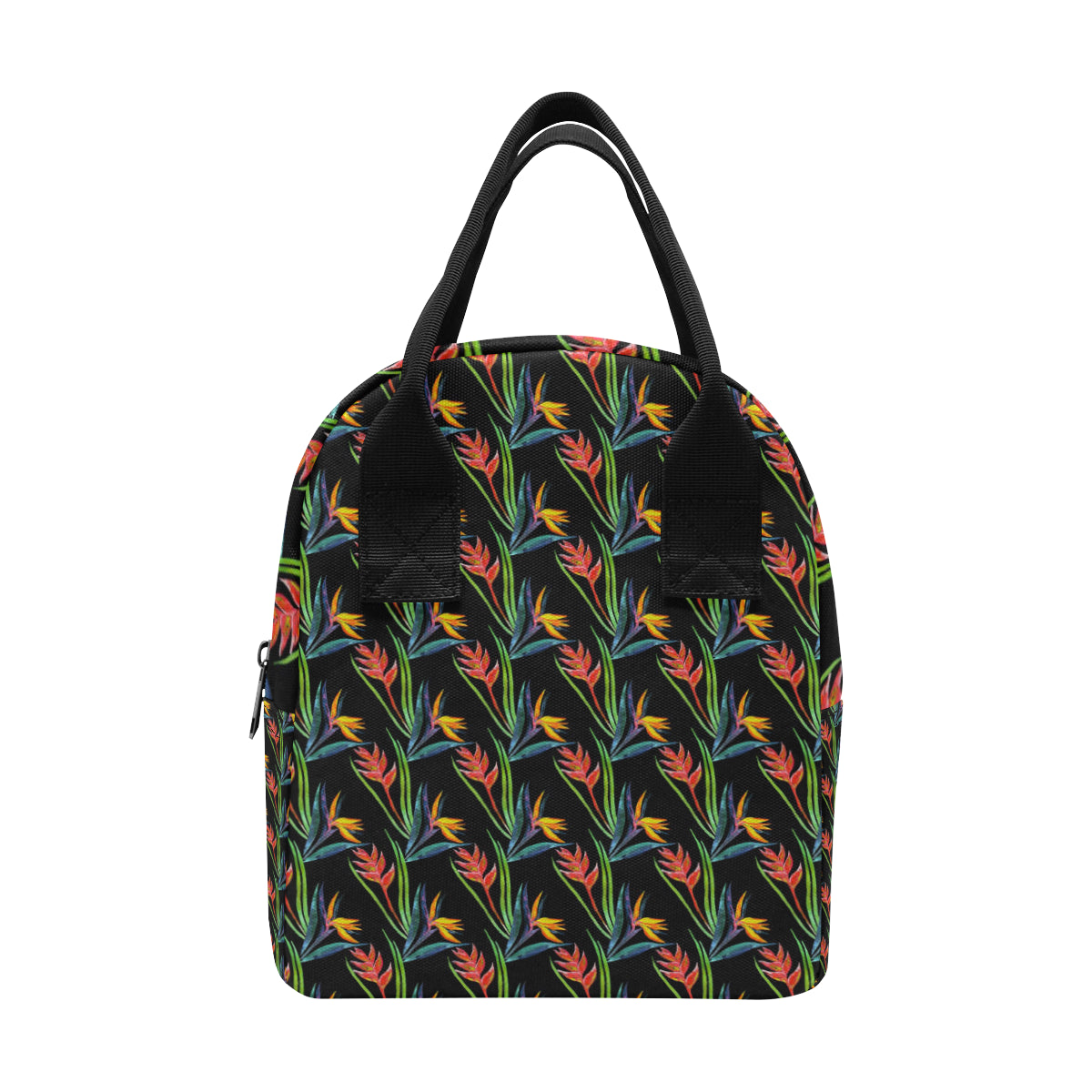 Heliconia Pattern Print Design HL04 Insulated Lunch Bag