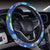 Angel Little Pattern Print Design 02 Steering Wheel Cover with Elastic Edge