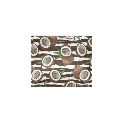 Coconut Pattern Print Design CN04 Men's ID Card Wallet