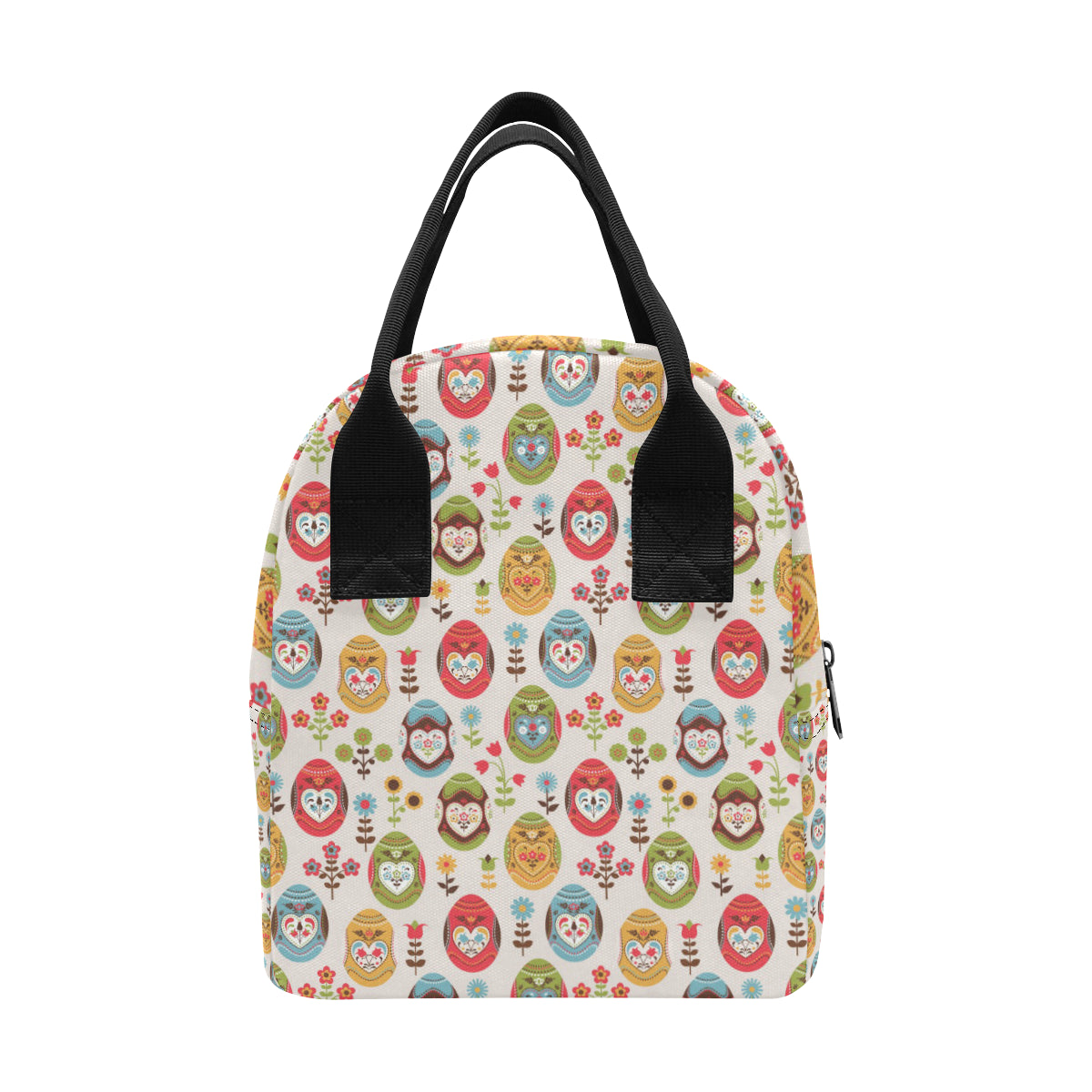 Easter Eggs Pattern Print Design RB011 Insulated Lunch Bag