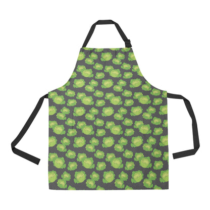 Cabbage Pattern Print Design 01 Apron with Pocket