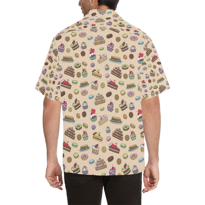 Cake Pattern Print Design 03 Men's Hawaiian Shirt