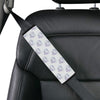 Wolf with Flower Print Design Car Seat Belt Cover