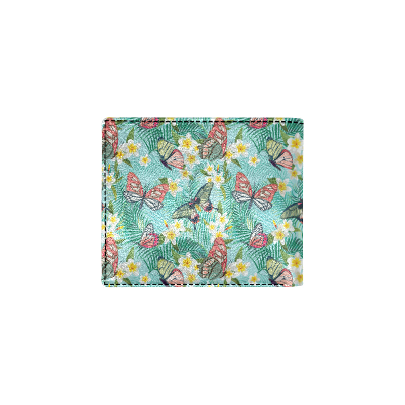 Butterfly Pattern Print Design 09 Men's ID Card Wallet