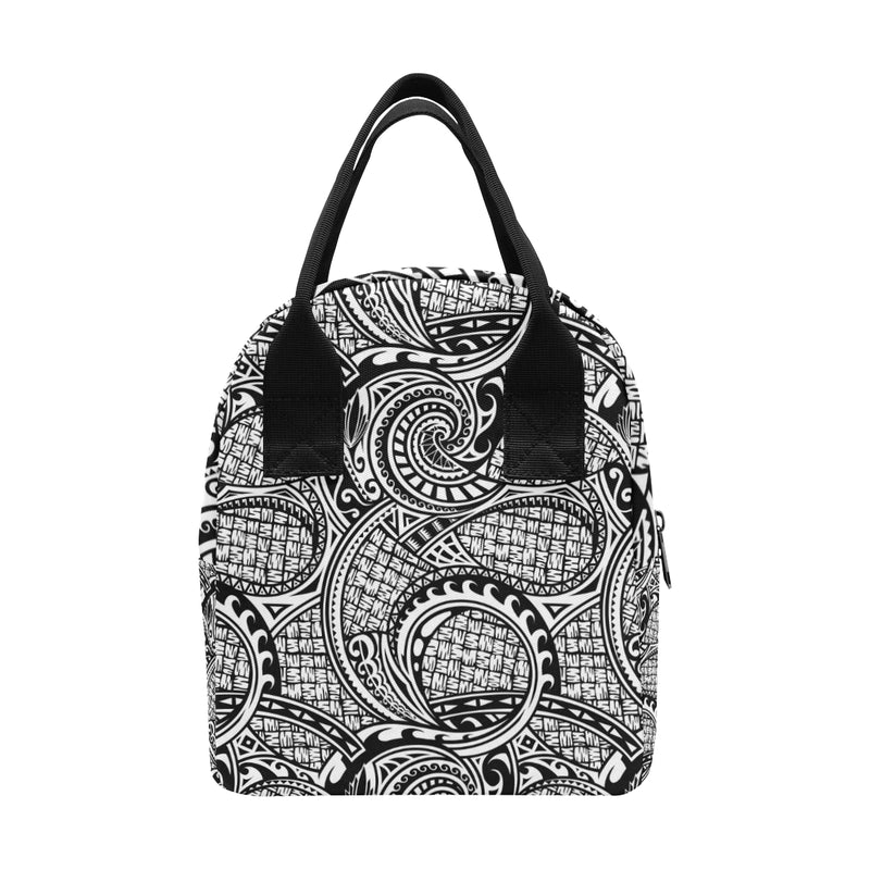 Polynesian Tribal Pattern Insulated Lunch Bag