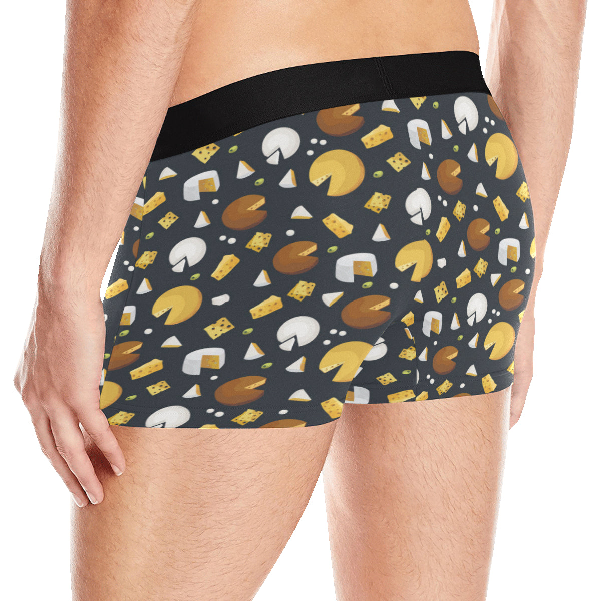 Cheese Pattern Print Design 03 Men's Boxer Briefs