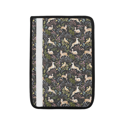 Deer Floral Jungle Car Seat Belt Cover