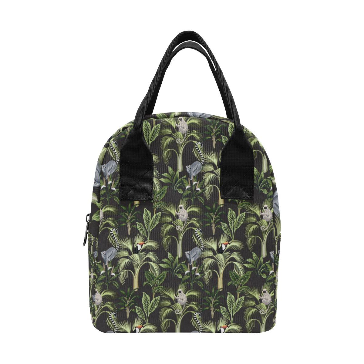 Rainforest Pattern Print Design RF05 Insulated Lunch Bag