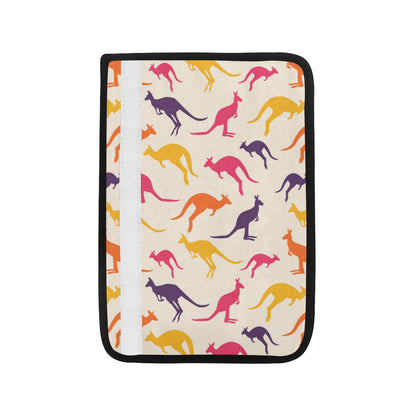 Kangaroos Pattern Print Design 01 Car Seat Belt Cover
