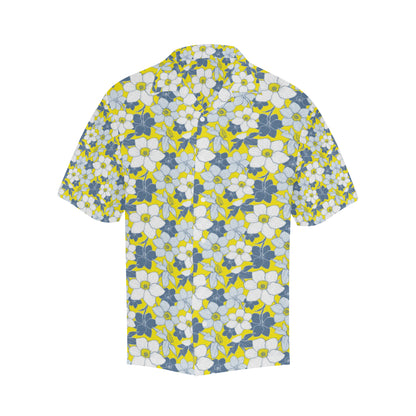 Daffodils Pattern Print Design 01 Men's Hawaiian Shirt