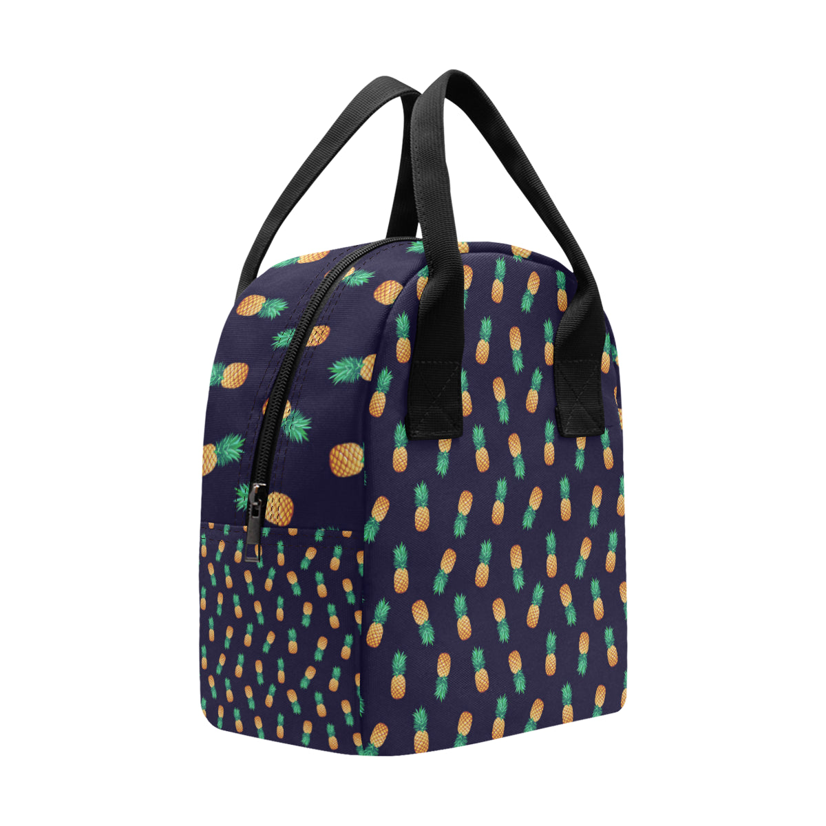 Pineapple Pattern Insulated Lunch Bag