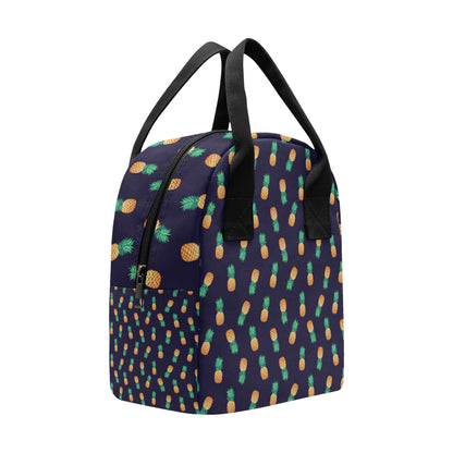 Pineapple Pattern Insulated Lunch Bag