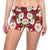 Rose Pattern Print Design RO06 Yoga Shorts