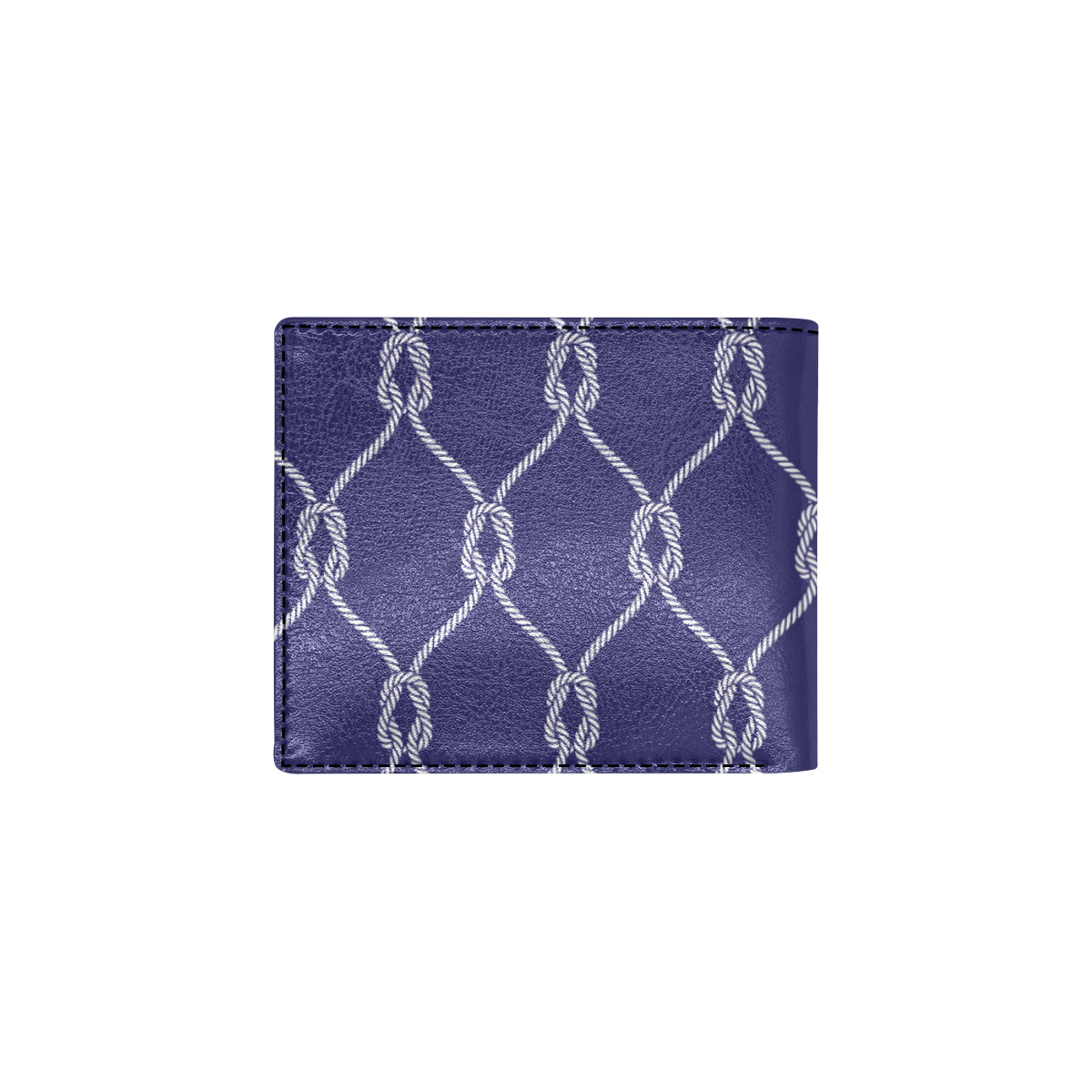 Rope Pattern Print Design A03 Men's ID Card Wallet