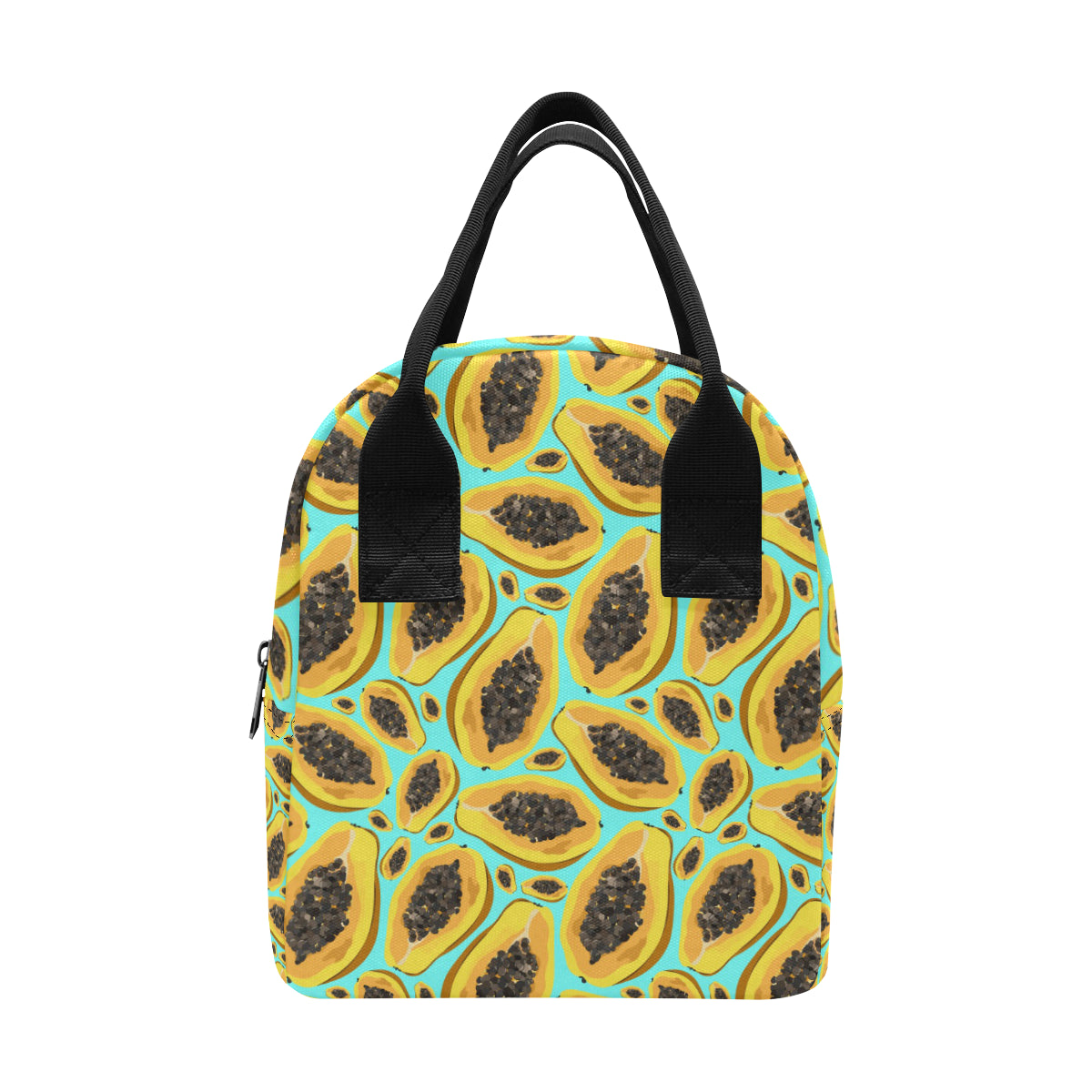 Papaya Pattern Print Design PP03 Insulated Lunch Bag