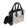 Cow Pattern Print Design 06 Shoulder Handbag