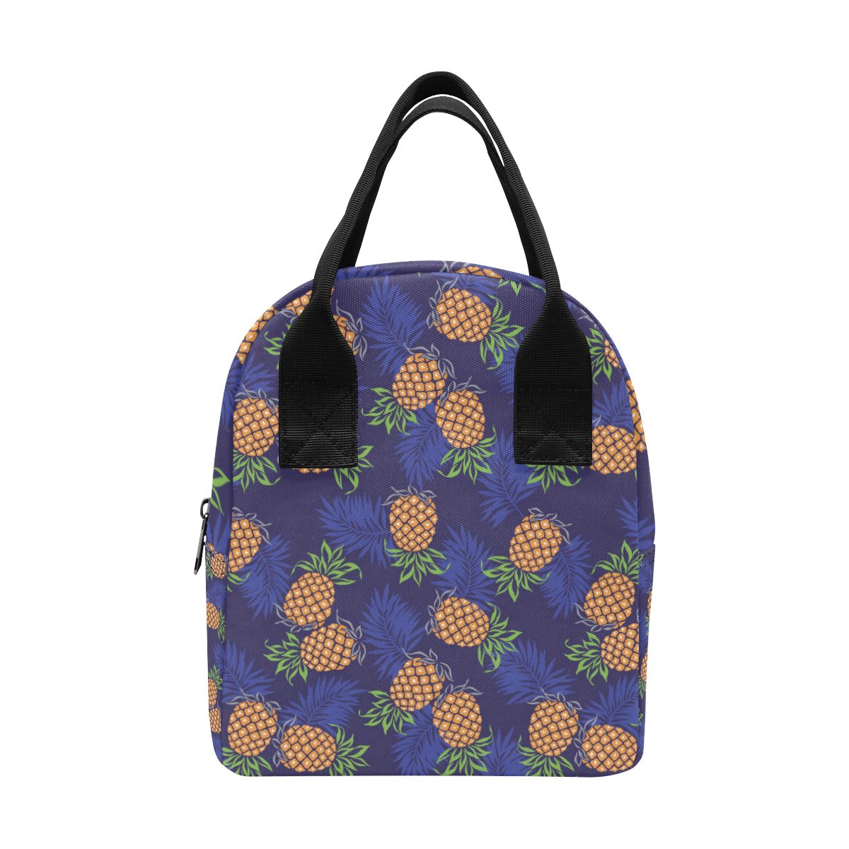 Pineapple Pattern Print Design PP02 Insulated Lunch Bag