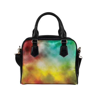 Nebula Pattern Print Design A04 Shoulder Handbag
