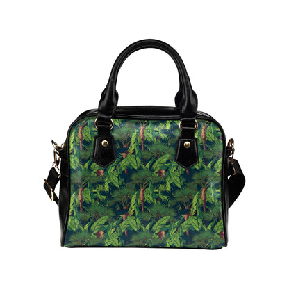Rainforest Pattern Print Design A01 Shoulder Handbag