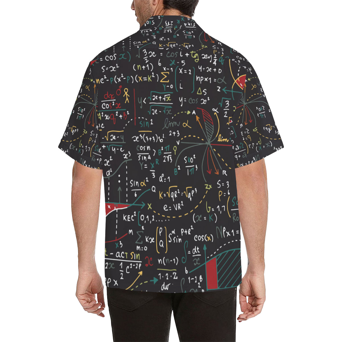 Math Pattern Print Design 04 Men's Hawaiian Shirt