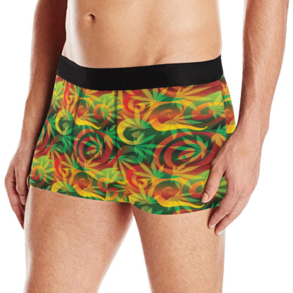 Rastafarian Pattern Print Design A01 Men's Boxer Briefs