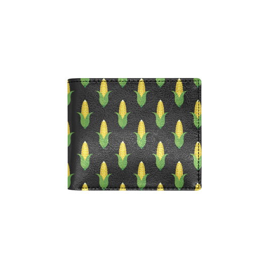 Corn Pattern Print Design 05 Men's ID Card Wallet