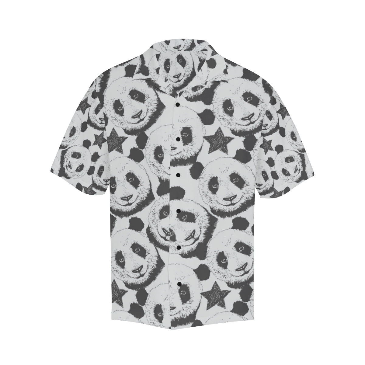 Panda Pattern Print Design A02 Men's Hawaiian Shirt