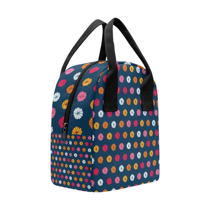 Gerberas Pattern Print Design GB06 Insulated Lunch Bag