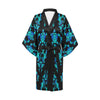 Sea turtle Polynesian Tribal Hawaiian Women's Short Kimono