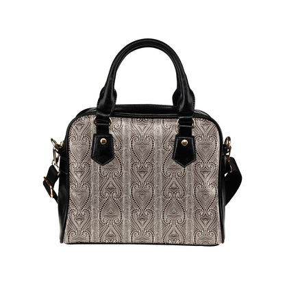 Maori Pattern Print Design 04 Shoulder Handbag