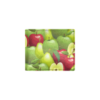 Apple Pattern Print Design AP03 Men's ID Card Wallet