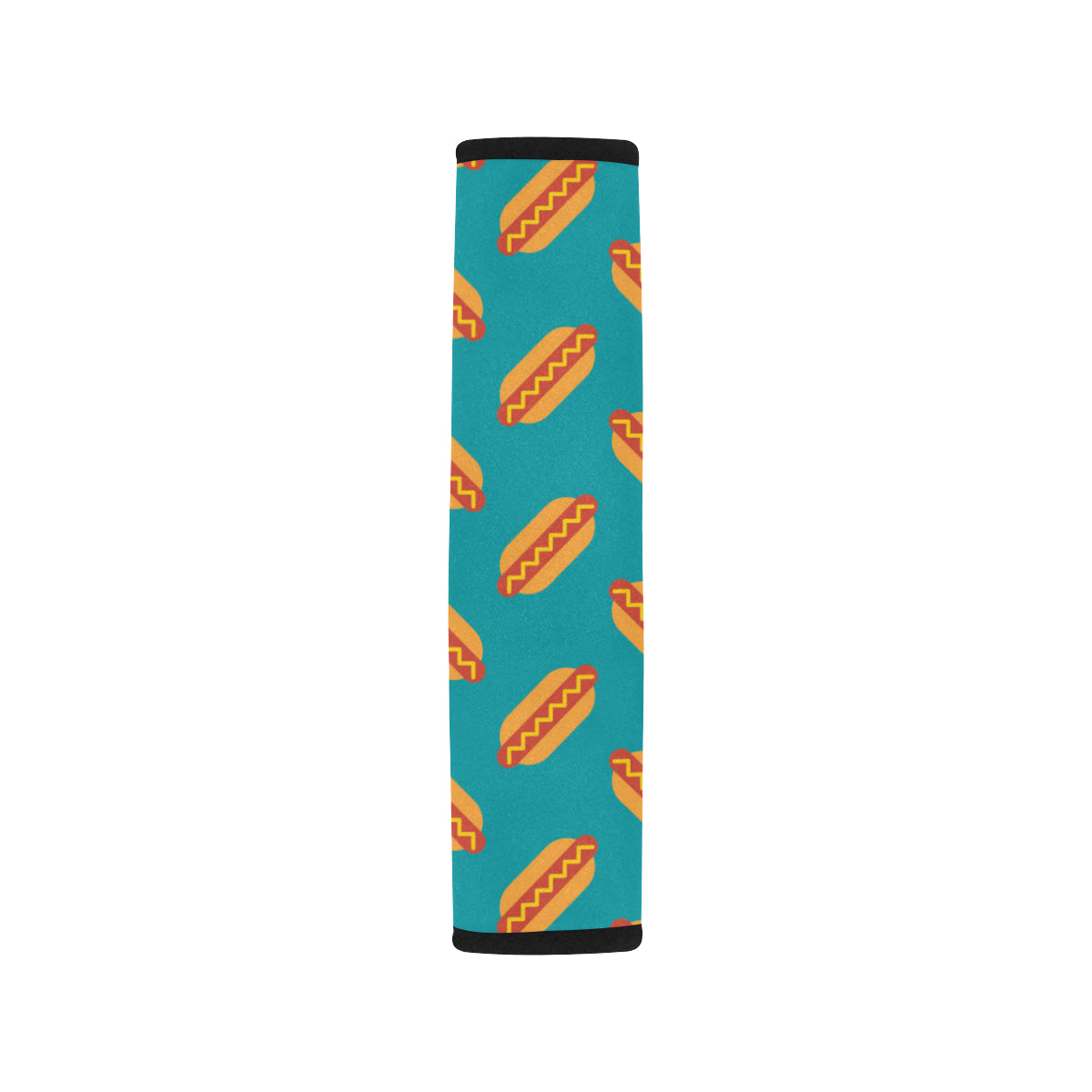 Hot Dog Pattern Print Design 03 Car Seat Belt Cover