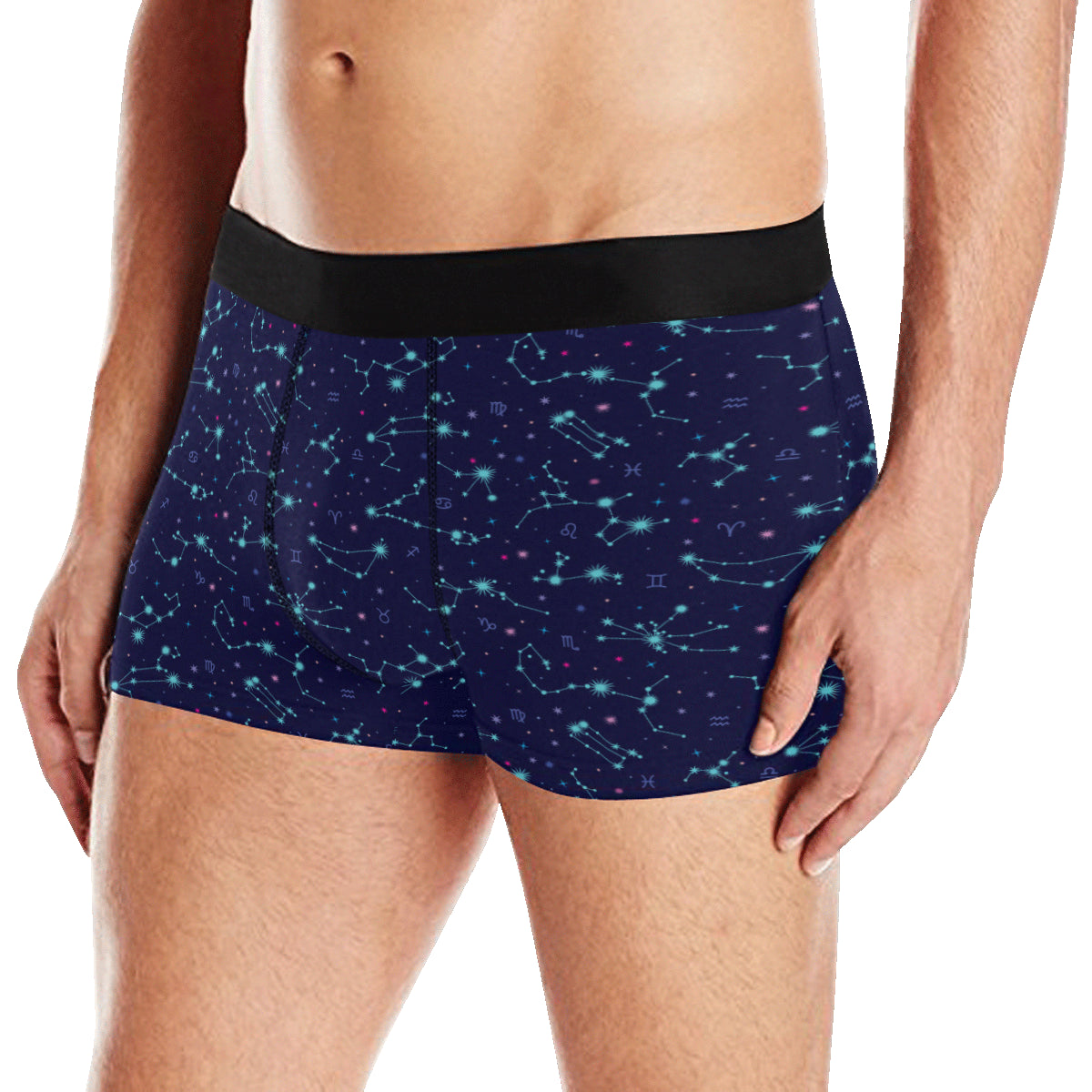 Constellation Pattern Print Design 01 Men's Boxer Briefs