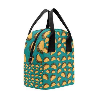 Taco Pattern Print Design TC07 Insulated Lunch Bag