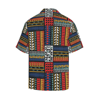 Kente Pattern Print Design 02 Men's Hawaiian Shirt