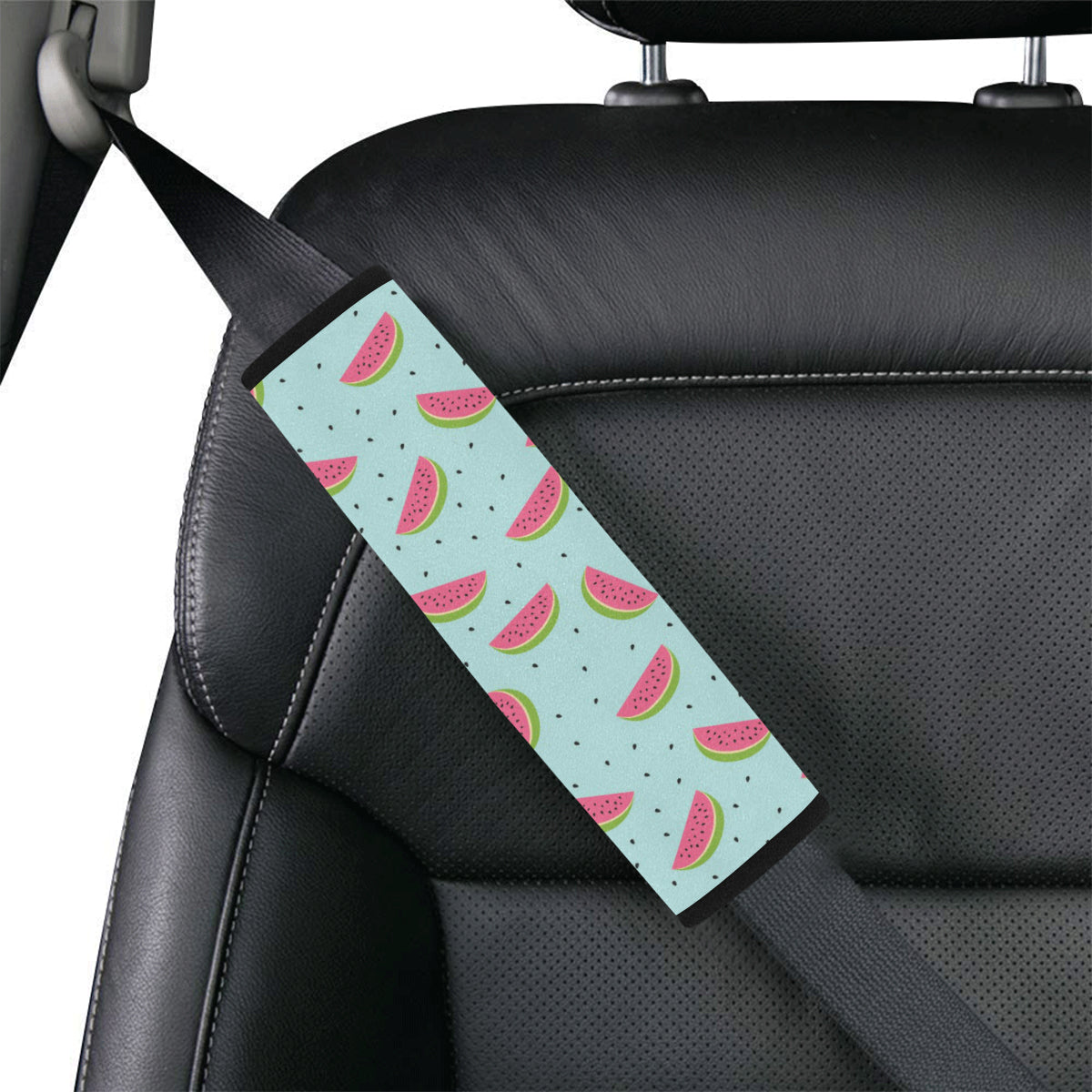 Watermelon Pattern Print Design WM06 Car Seat Belt Cover