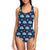 Camper Pattern Camping Themed No 3 Print Women Swimsuit