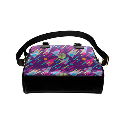 90s Pattern Print Design 4 Shoulder Handbag