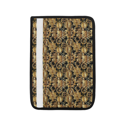 Steampunk Gear Design Themed Print Car Seat Belt Cover