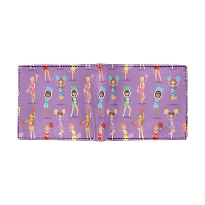 Cheerleader Pattern Print Design 02 Men's ID Card Wallet