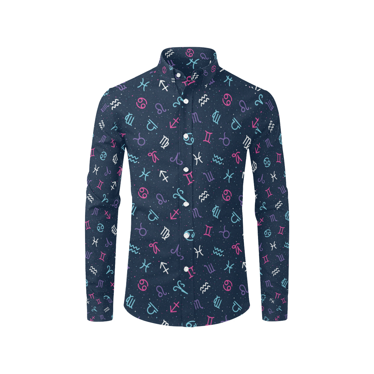 Constellation Pattern Print Design 04 Men's Long Sleeve Shirt