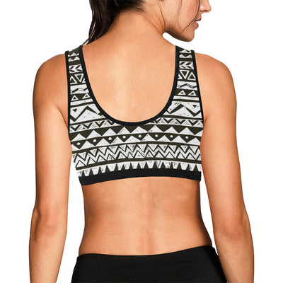 Hand draw Tribal Aztec Sports Bra