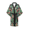 Bird Of Paradise Pattern Print Design BOP06 Women's Short Kimono