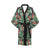 Bird Of Paradise Pattern Print Design BOP06 Women's Short Kimono