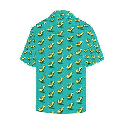 Avocado Pattern Print Design 03 Men's Hawaiian Shirt