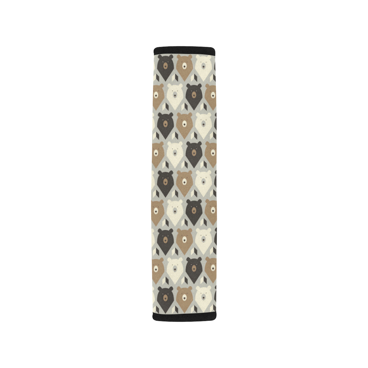 Bear Pattern Print Design 04 Car Seat Belt Cover