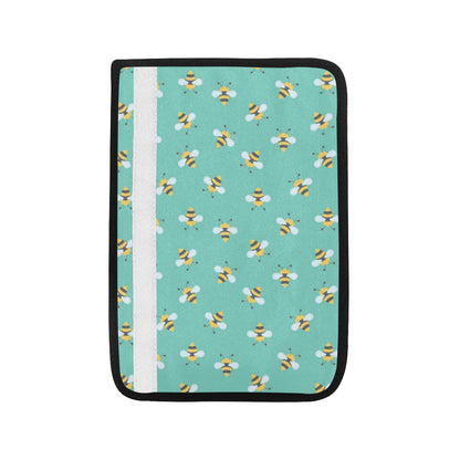 Bee Pattern Print Design 01 Car Seat Belt Cover