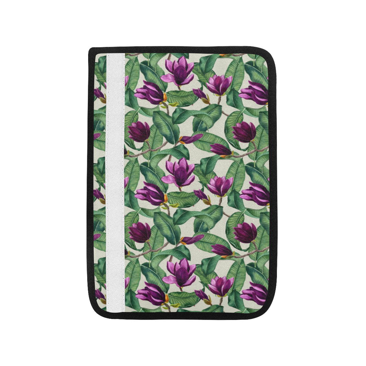 Magnolia Pattern Print Design MAG07 Car Seat Belt Cover