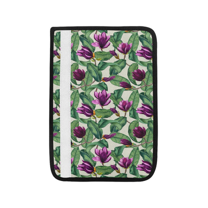 Magnolia Pattern Print Design MAG07 Car Seat Belt Cover